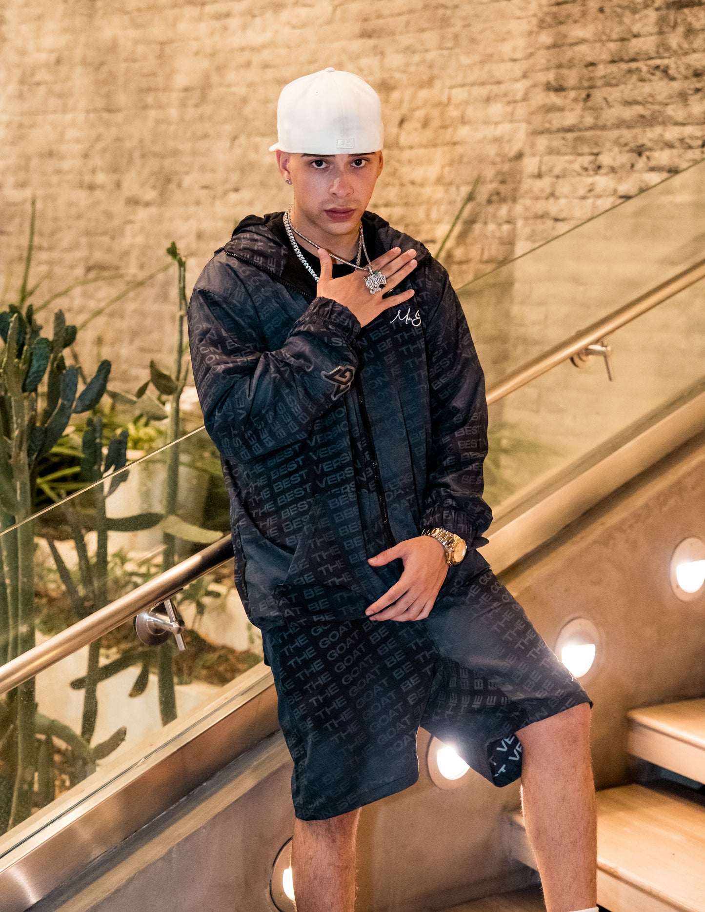 Be the goat Tracksuit (NEGRO)