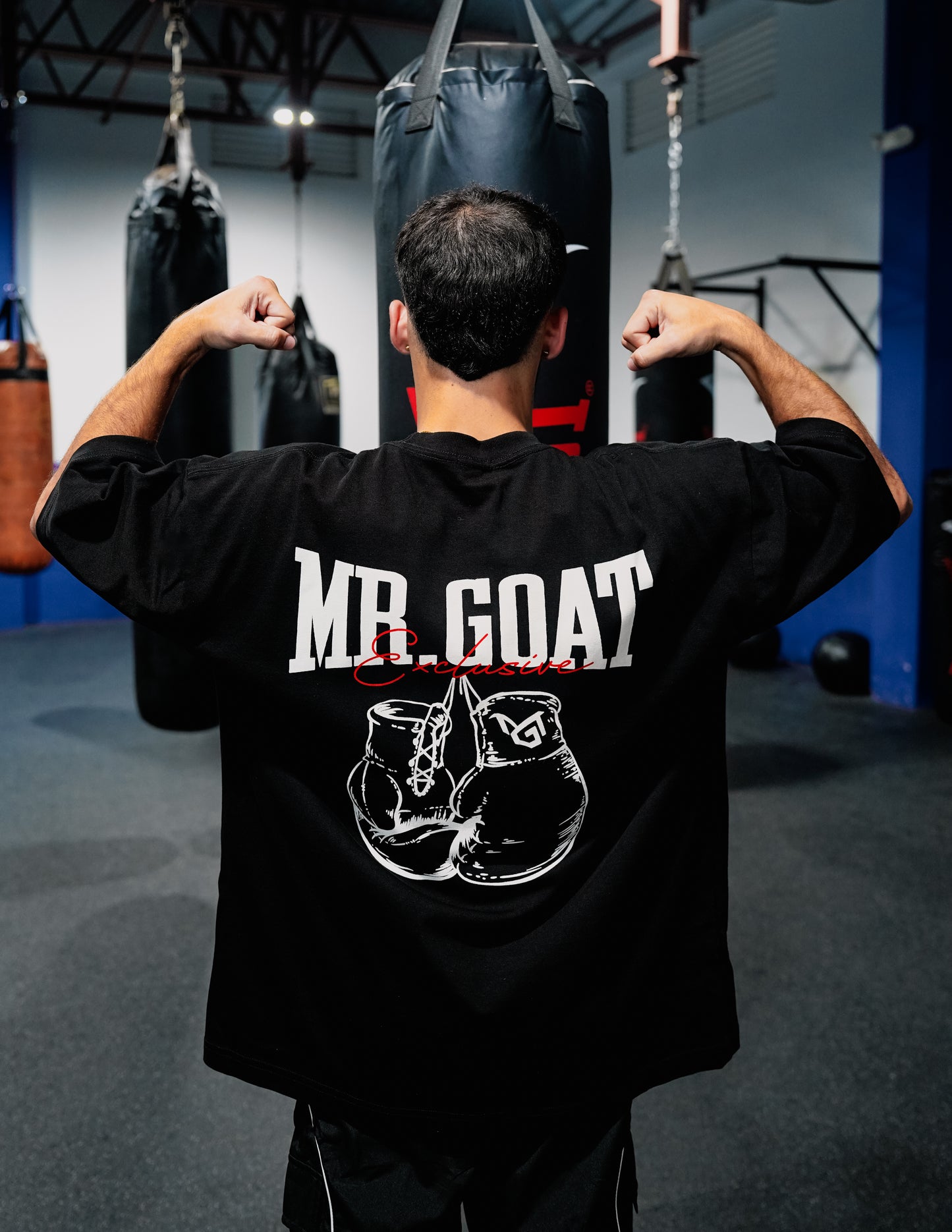 Black Boxing Tee (Oversize)