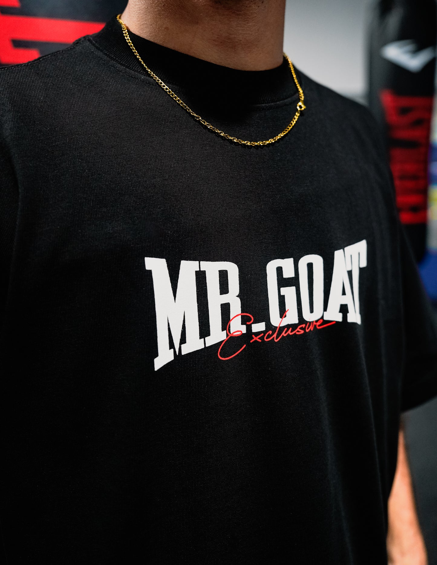 Black Boxing Tee (Oversize)