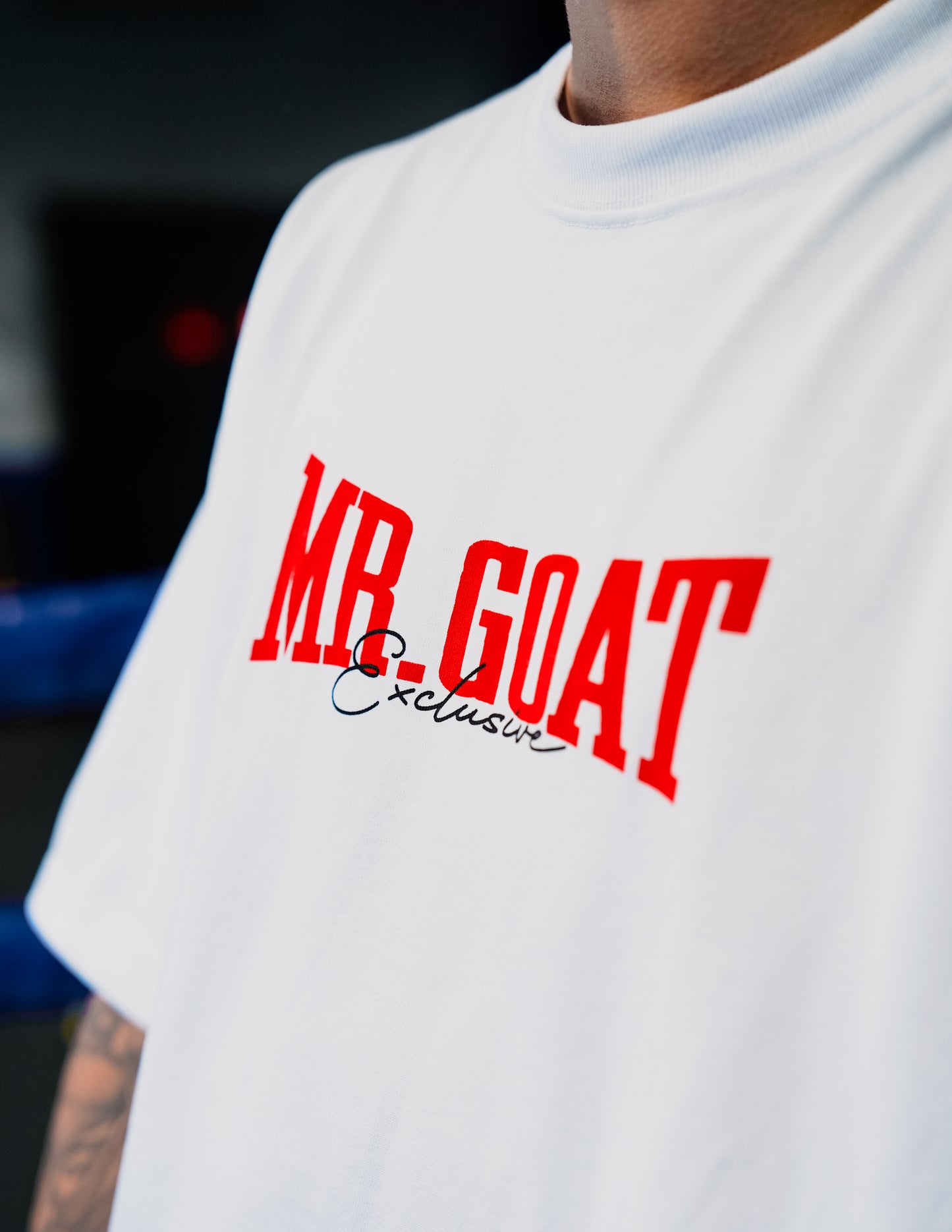 White Boxing Tee (Oversize)