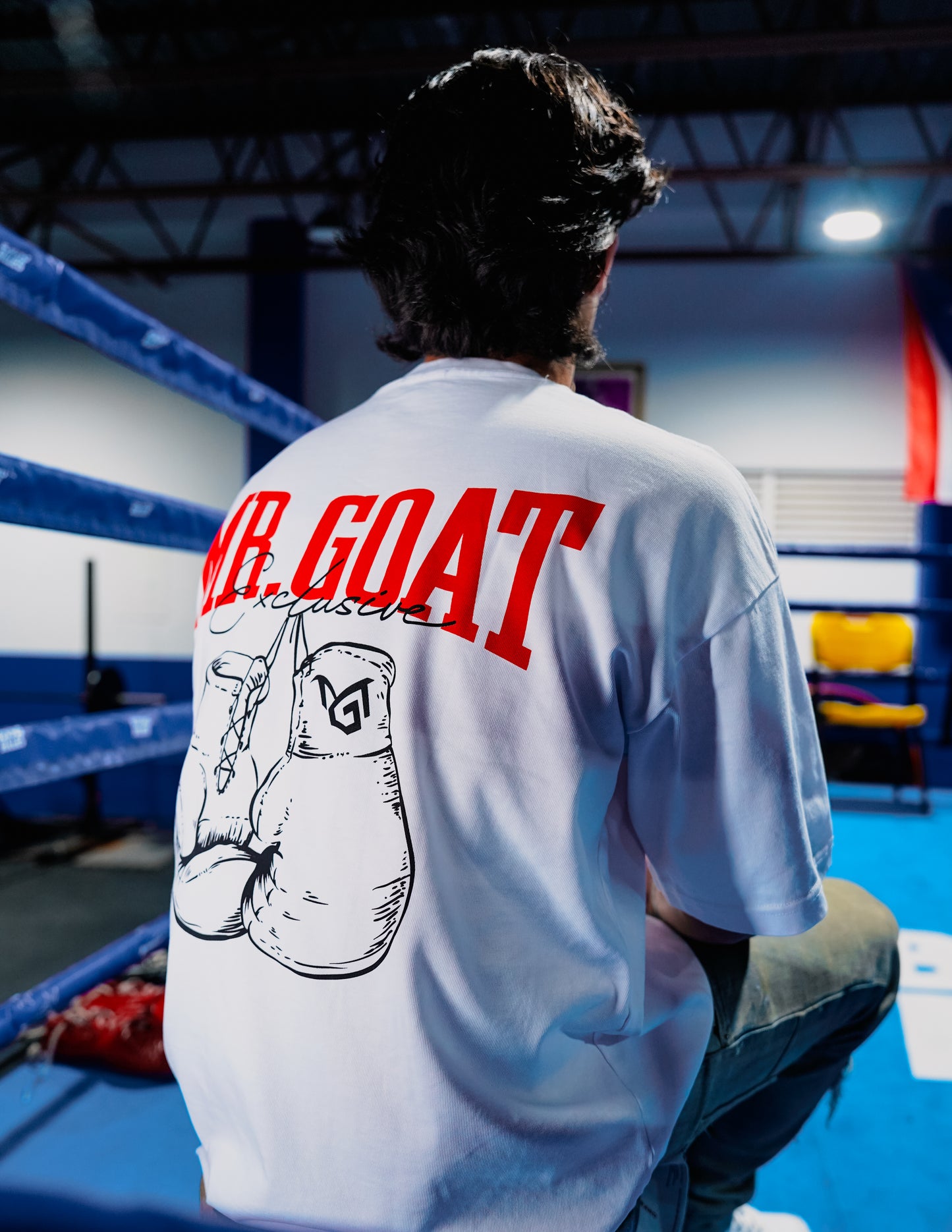 White Boxing Tee (Oversize)