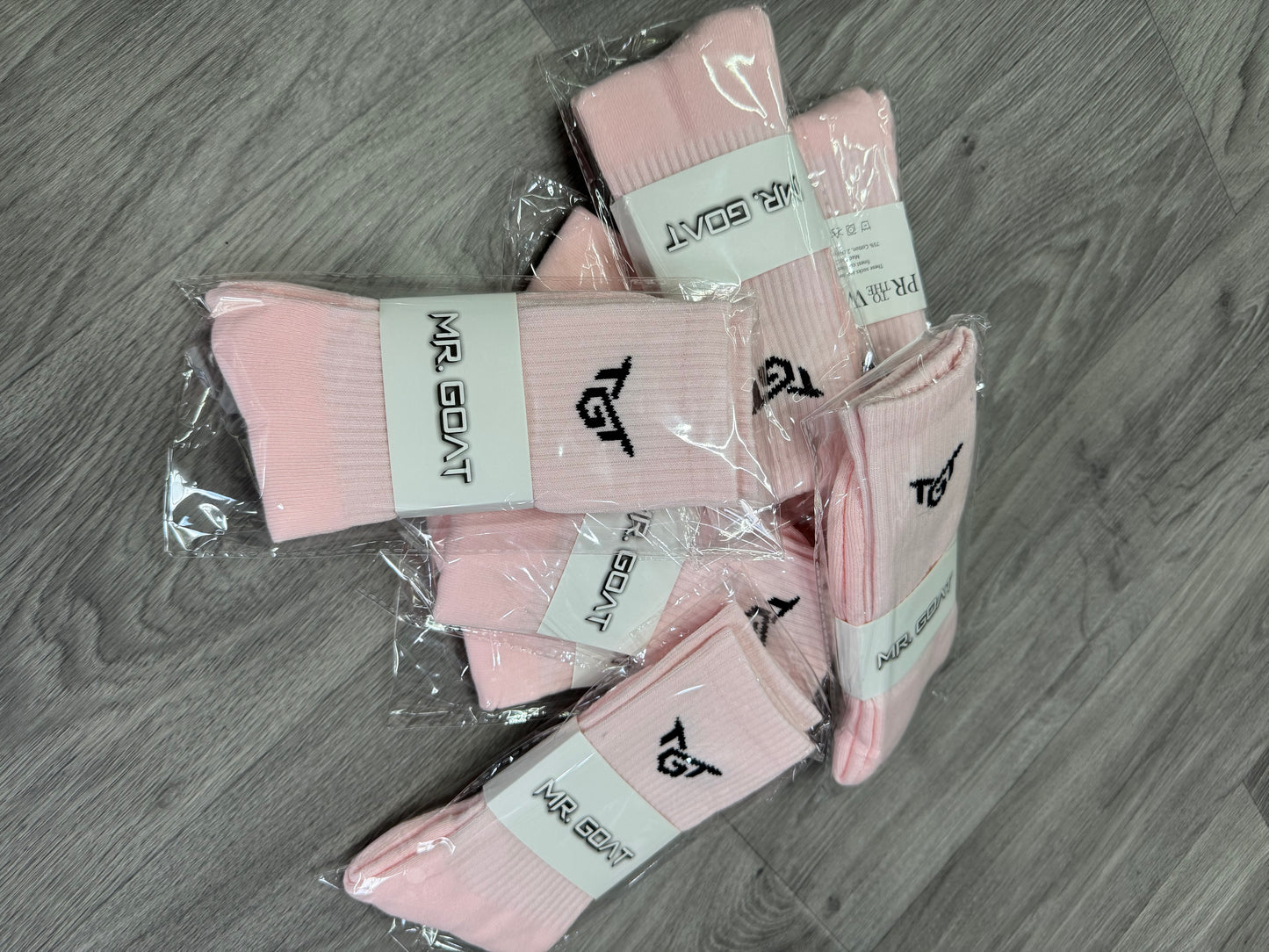 MR.GOAT SOCKS (PINK) 3Pack