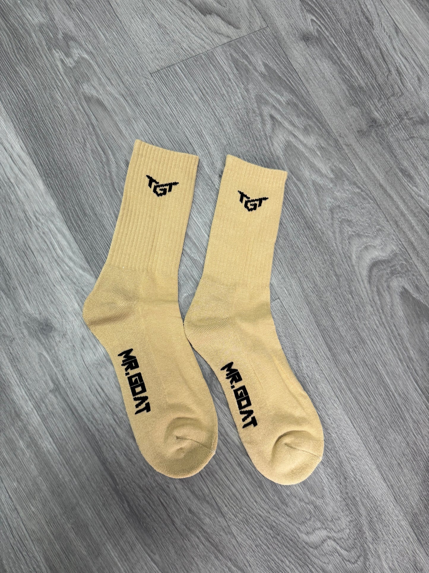 MR.GOAT SOCKS (BEIGE) 3pack