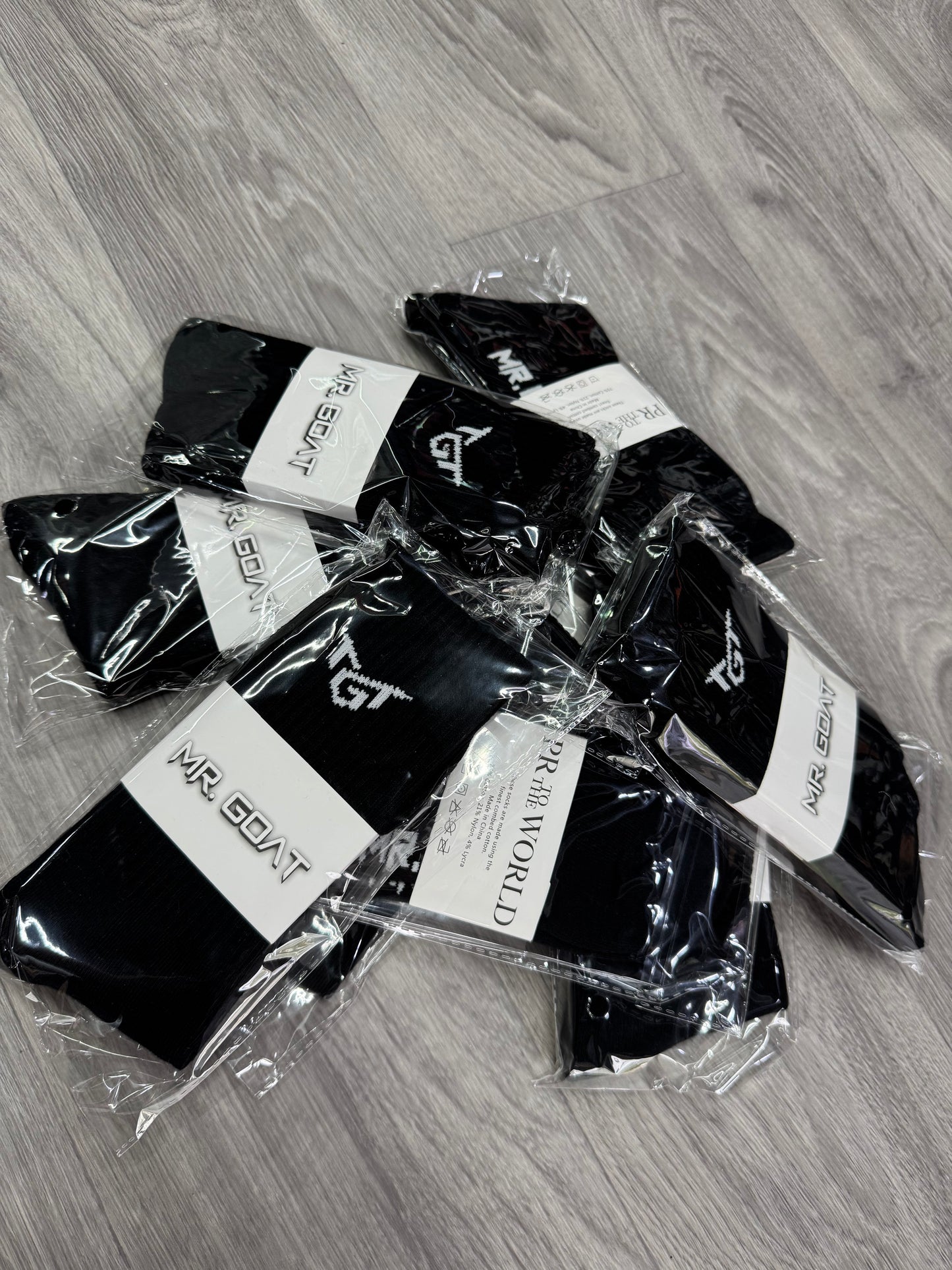 MR.GOAT SOCKS (BLACK) 3Pack