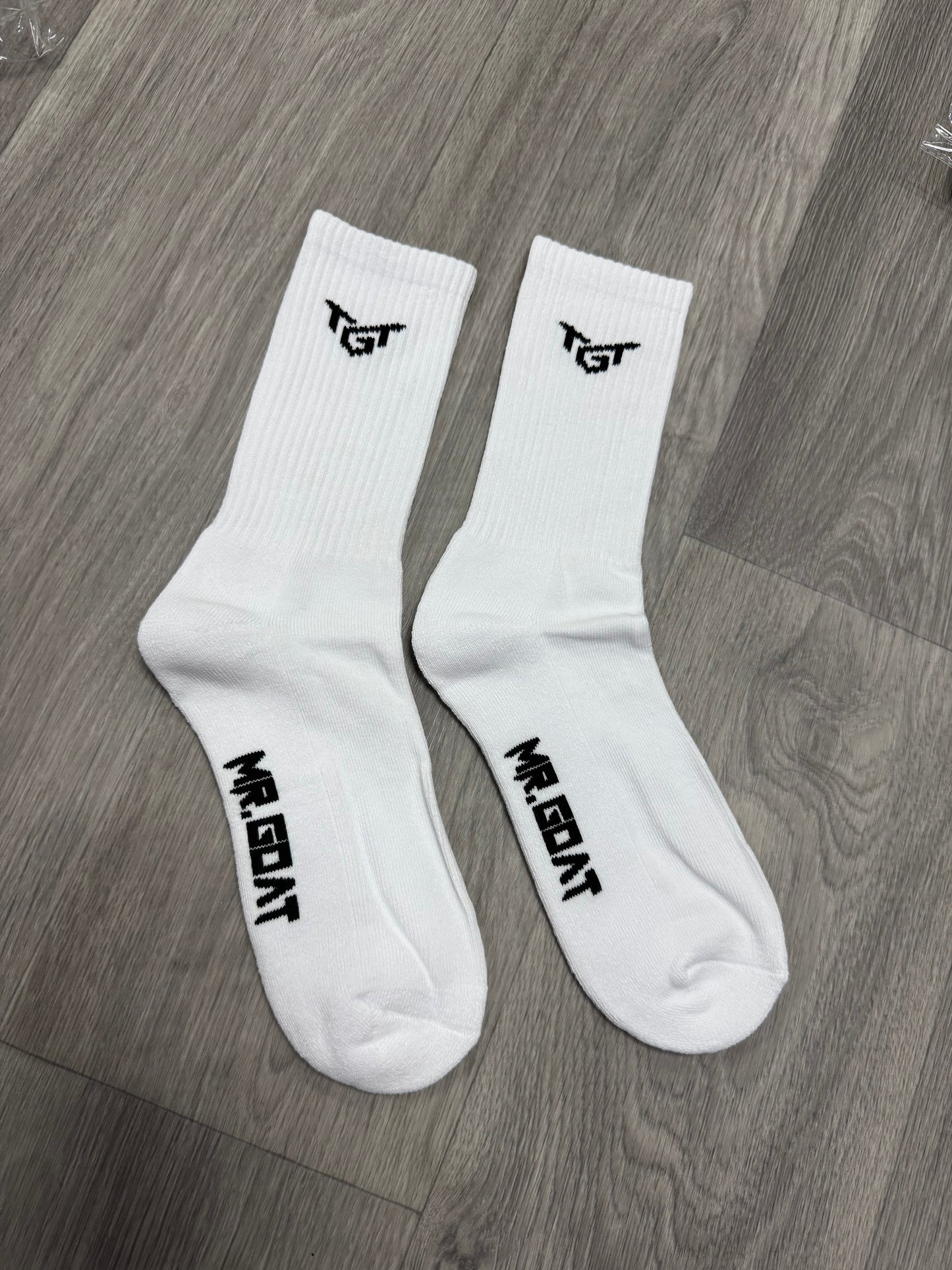 MR.GOAT SOCKS (WHITE) 3pack