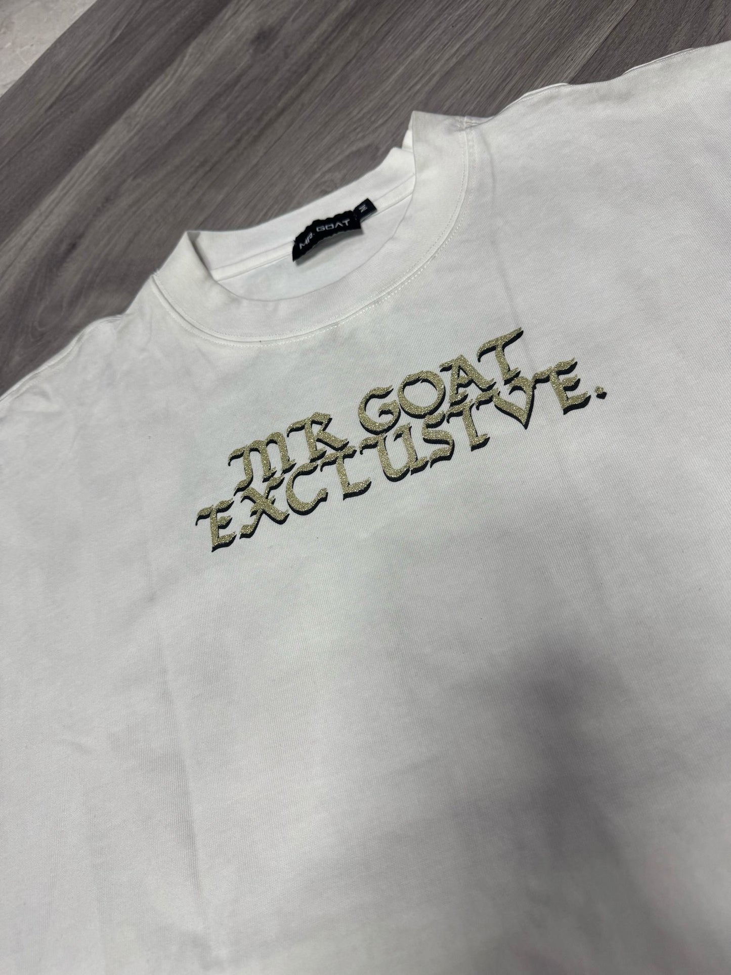 GOLD CIRCLE LOGO TSHIRT (white)