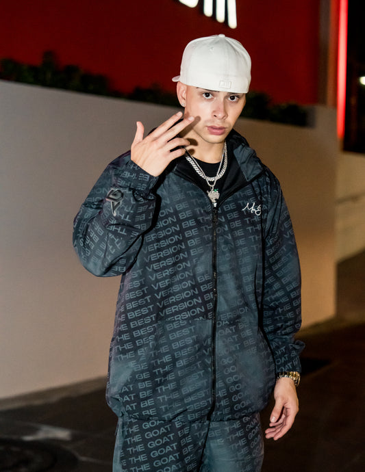 Be the goat Tracksuit (NEGRO)
