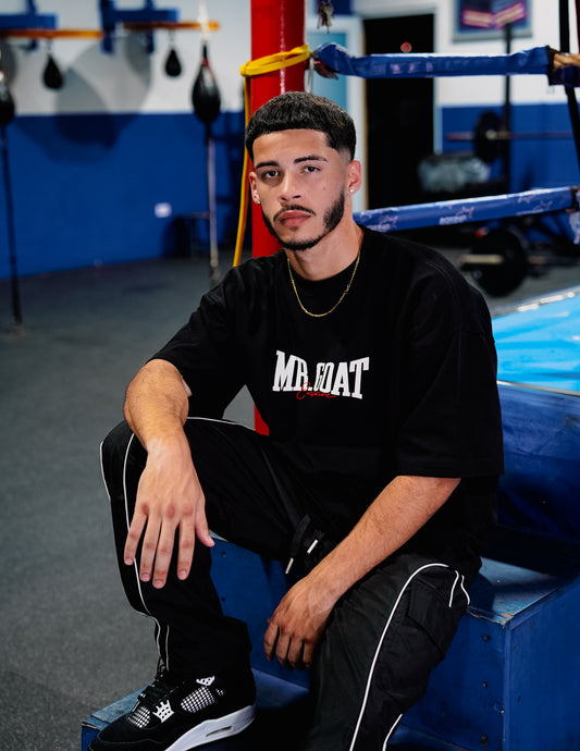 Black Boxing Tee (Oversize)