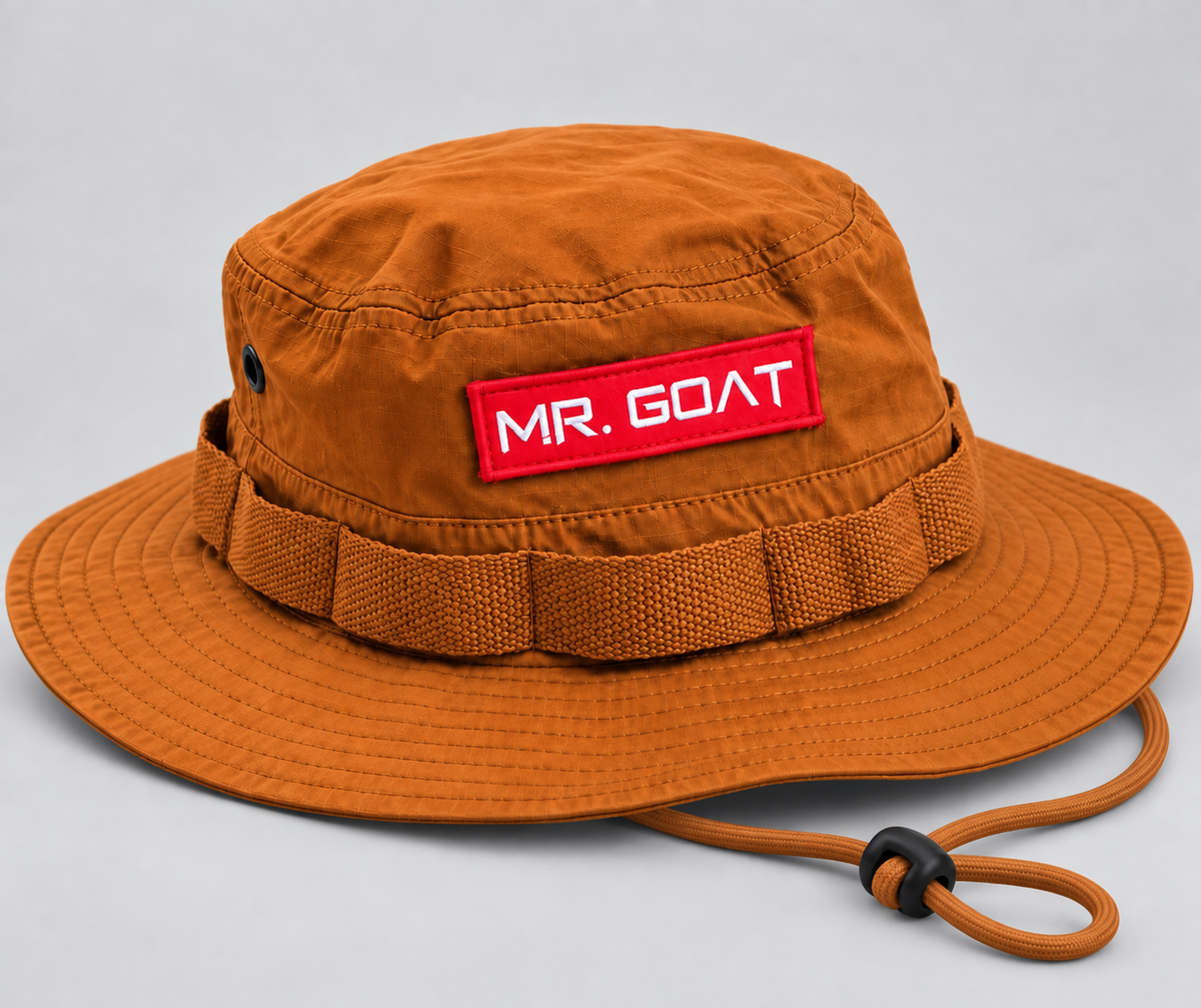 Brown  mr.goat Hat