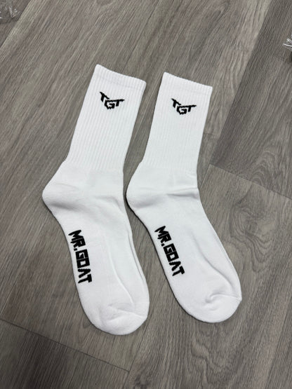 MR.GOAT SOCKS (WHITE) 3pack