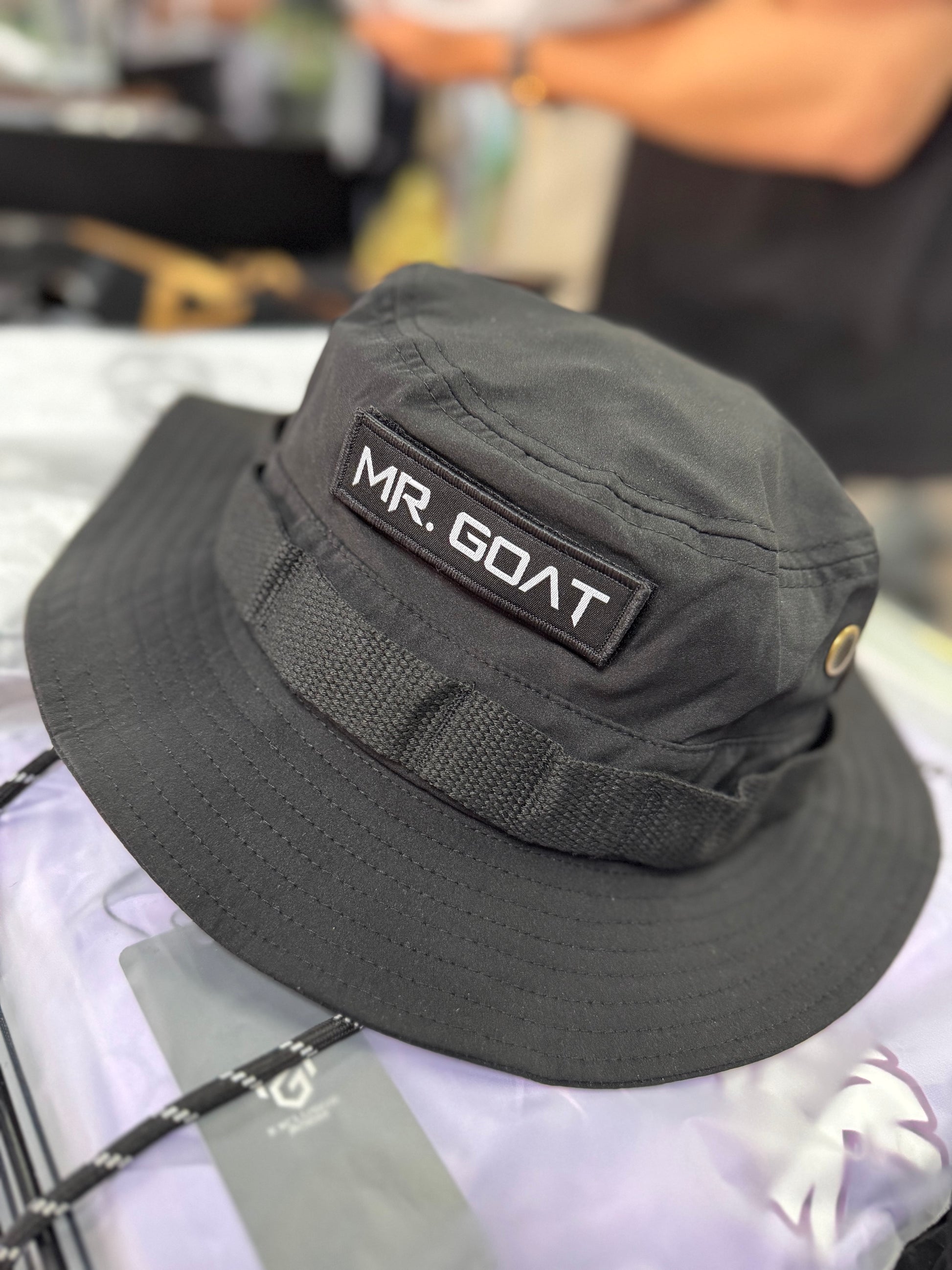 Black mr.goat Hat